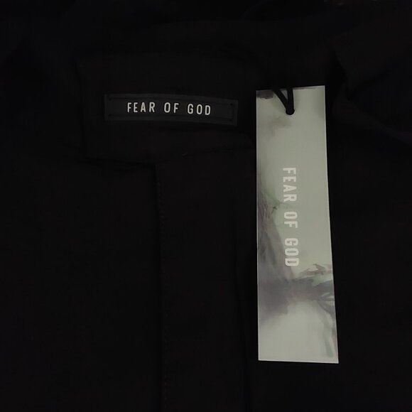 NWT! Fear of God Sixth Collection Men's Black Snap Cargo Pants - Med 34 x 30 - Picture 7 of 10